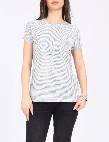 Tricou Zara, alb/negru
