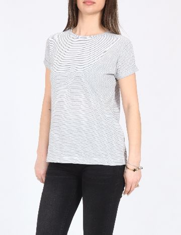 Tricou Zara, alb/negru
