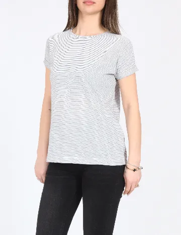 Tricou Zara, alb/negru
