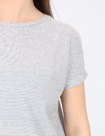 Tricou Zara, alb/negru