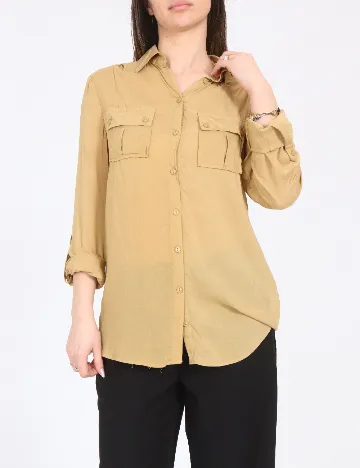 Camasa Bershka, maro deschis