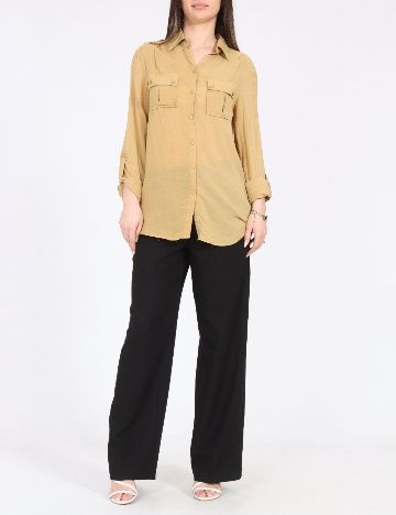 Camasa Bershka, maro deschis