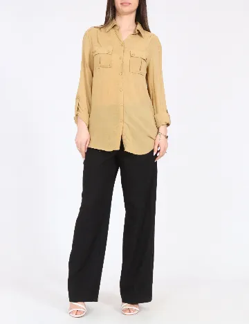 Camasa Bershka, maro deschis