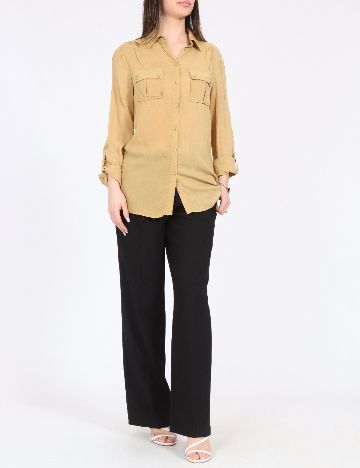 Camasa Bershka, maro deschis