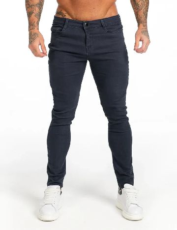 Pantaloni ICON Amsterdam, bleumarin