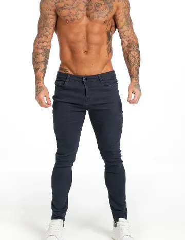 Pantaloni ICON Amsterdam, bleumarin