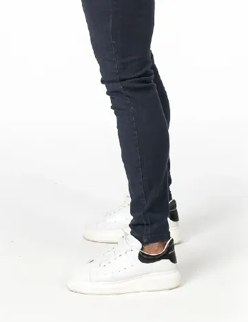 Pantaloni ICON Amsterdam, bleumarin