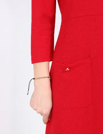 Rochie medie Vila, rosu