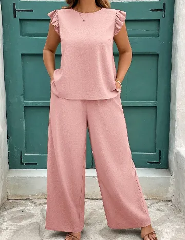 Compleu SHEIN CURVE, roz