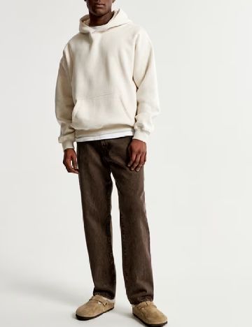 Blugi Abercrombie&Fitch, maro