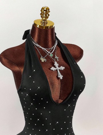 Salopeta SHEIN, negru