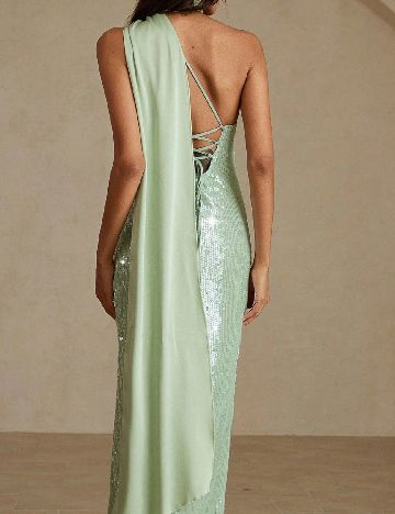 Rochie lunga Aveloria, verde