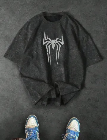 Tricou Oversize SHEIN, negru