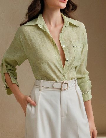 Camasa Anewsta, verde