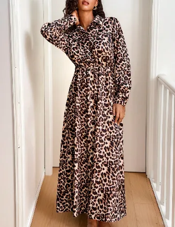 Rochie lunga SHEIN, animal print