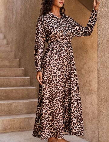 Rochie lunga SHEIN, animal print