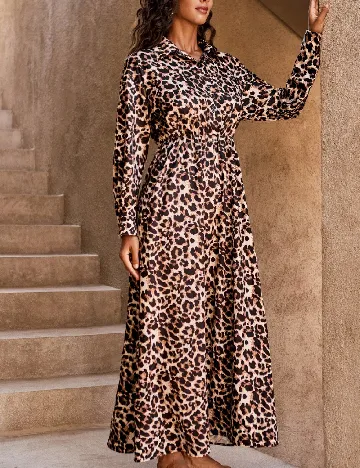 Rochie lunga SHEIN, animal print