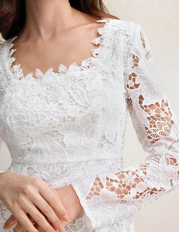 Rochie scurta Anewsta, alb