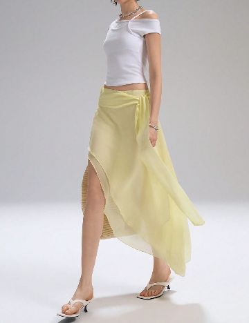 Fusta SHEIN, galben