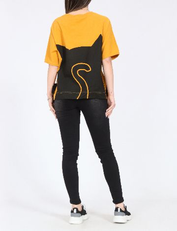 Tricou Bershka, galben