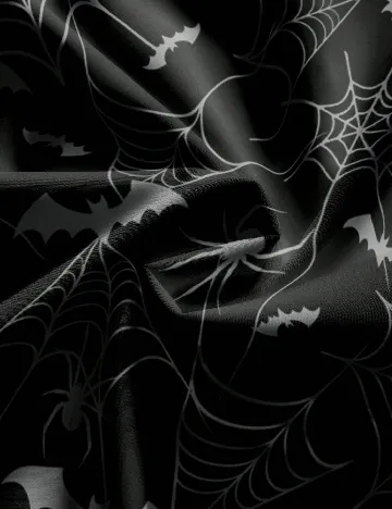 Rochie medie Romwe, negru