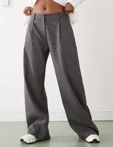 Pantaloni Weekday, gri