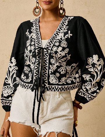 Bluza SHEIN CURVE, negru