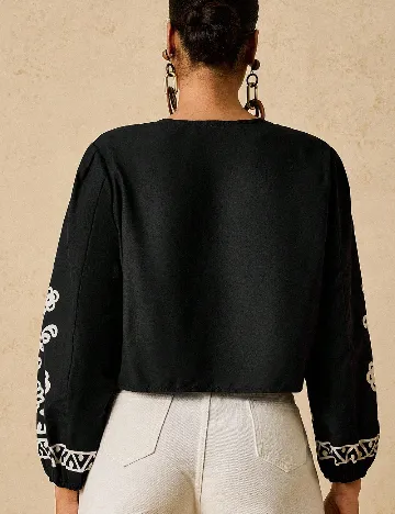 Bluza SHEIN CURVE, negru