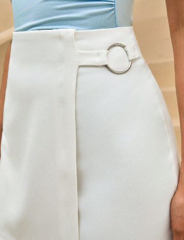 Fusta SHEIN, alb