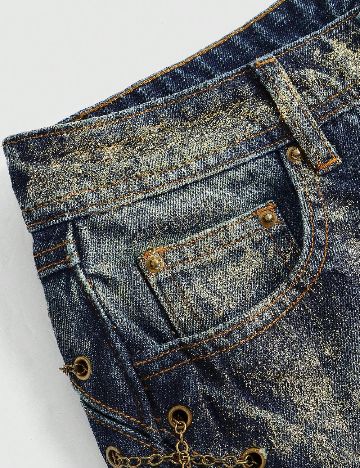 Pantaloni scurti Romwe, albastru