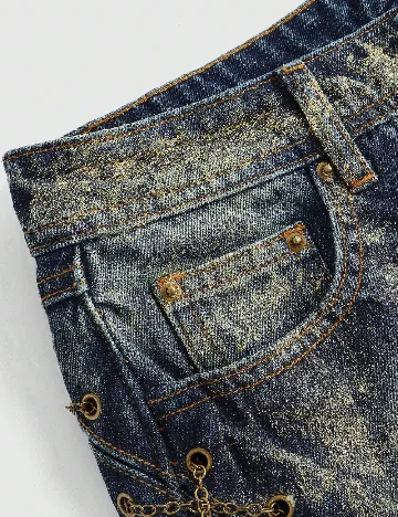 Pantaloni scurti Romwe, albastru