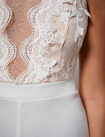 Salopeta Cosmina, alb