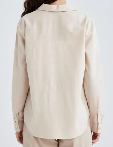 Camasa DeFacto, crem