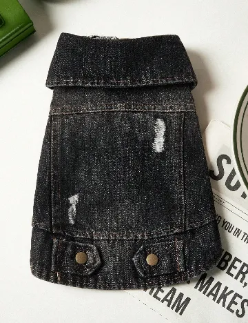 Haina pentru caini SHEIN, negru