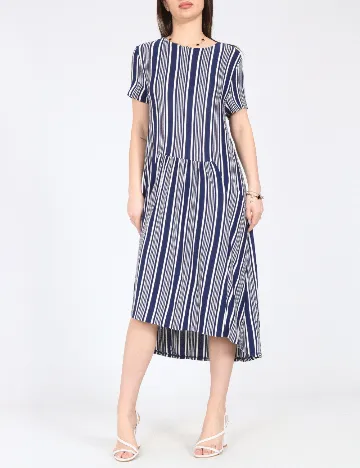 Rochie medie Zara, albastru