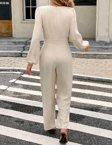 Salopeta SHEIN, crem