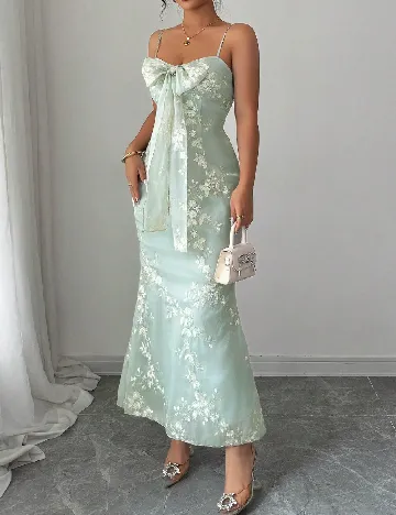 Rochie lunga SHEIN, verde