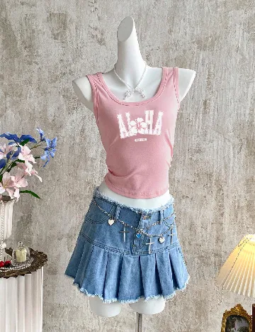 Fusta SHEIN, albastru