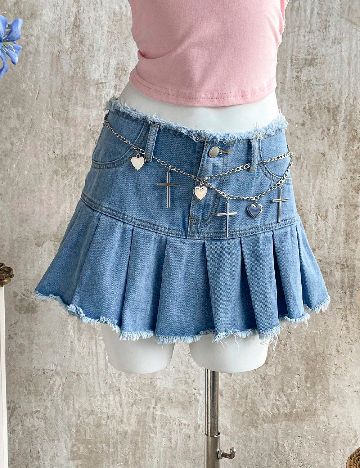 Fusta SHEIN, albastru