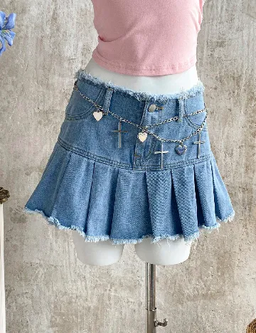 Fusta SHEIN, albastru