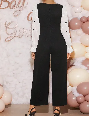 Salopeta SHEIN Maternity, negru