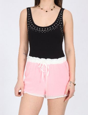 Pantaloni scurti Bershka, roz