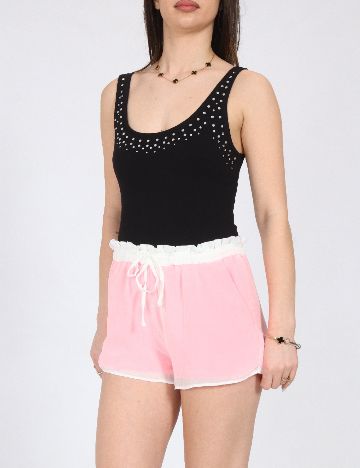 Pantaloni scurti Bershka, roz