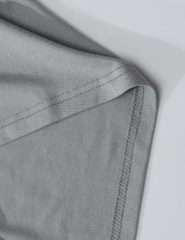 Bluza Oversize Romwe, gri/negru