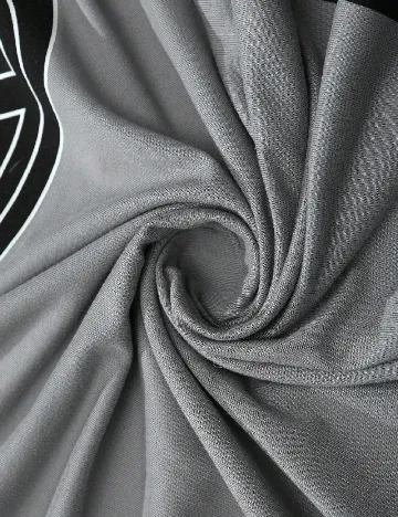 Bluza Oversize Romwe, gri/negru