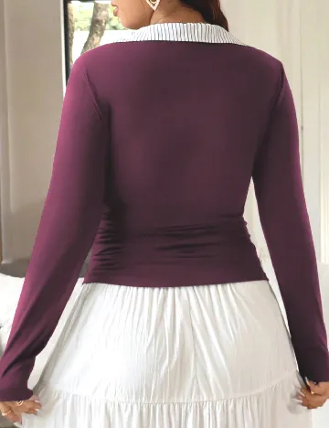 Bluza SHEIN CURVE, mov