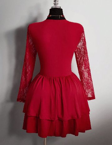 Salopeta SHEIN CURVE, rosu