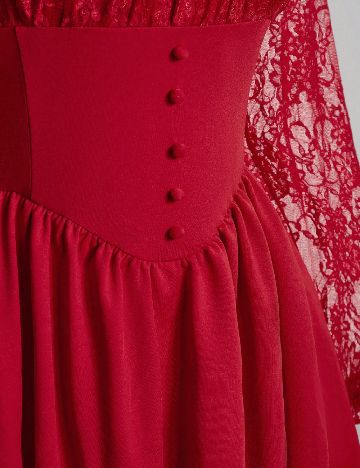 Salopeta SHEIN CURVE, rosu