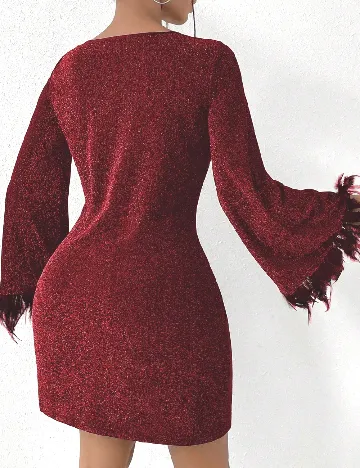 Rochie scurta SHEIN, rosu