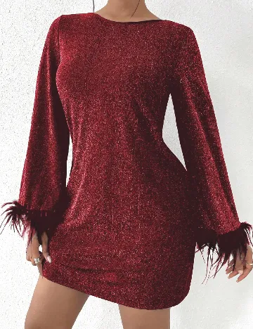 Rochie scurta SHEIN, rosu